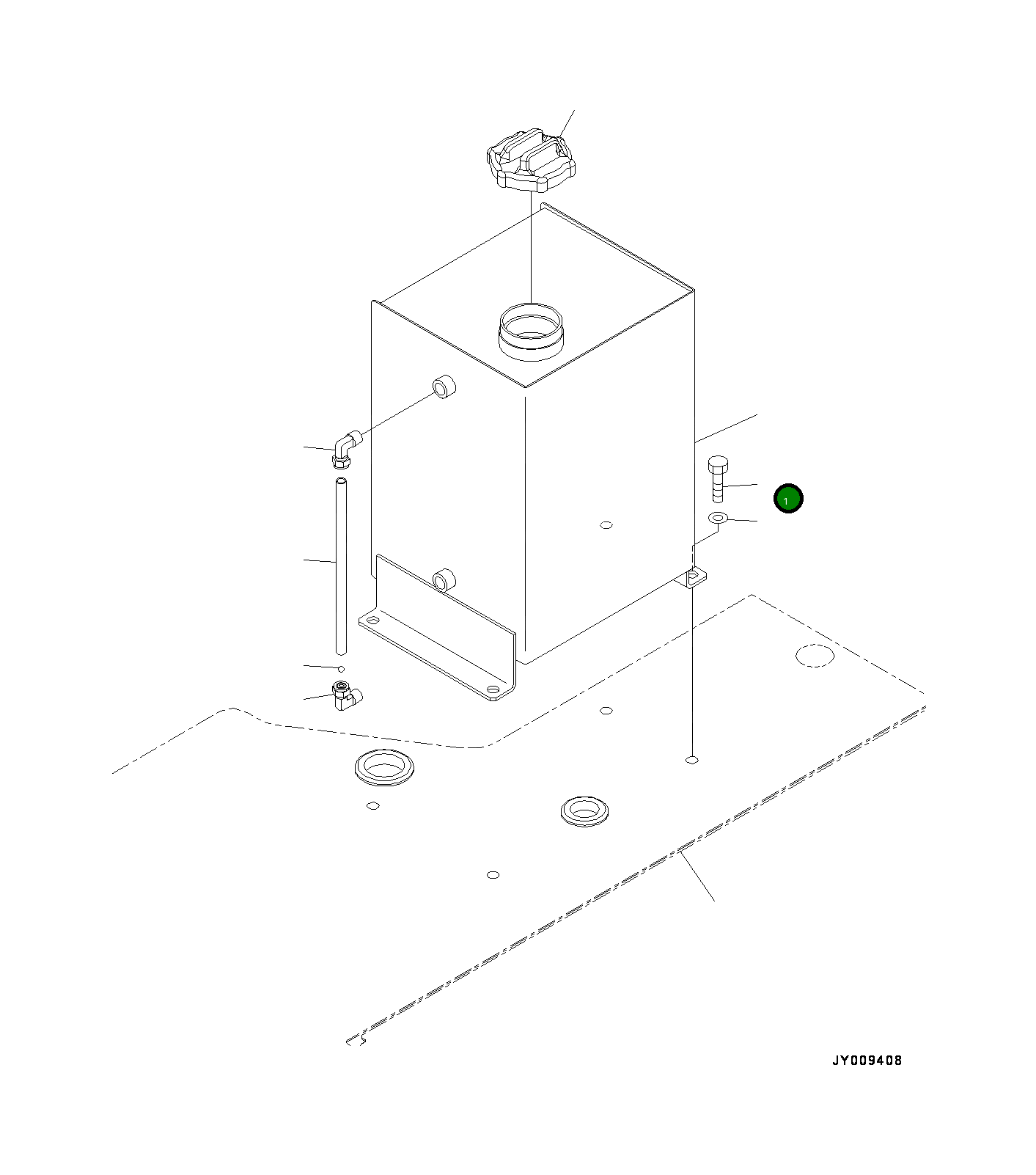 Бак 561-03-81912 Komatsu