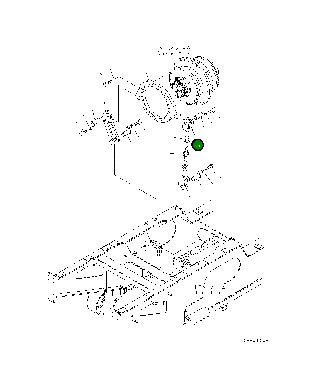 Вилка 8260-70-1171 Komatsu