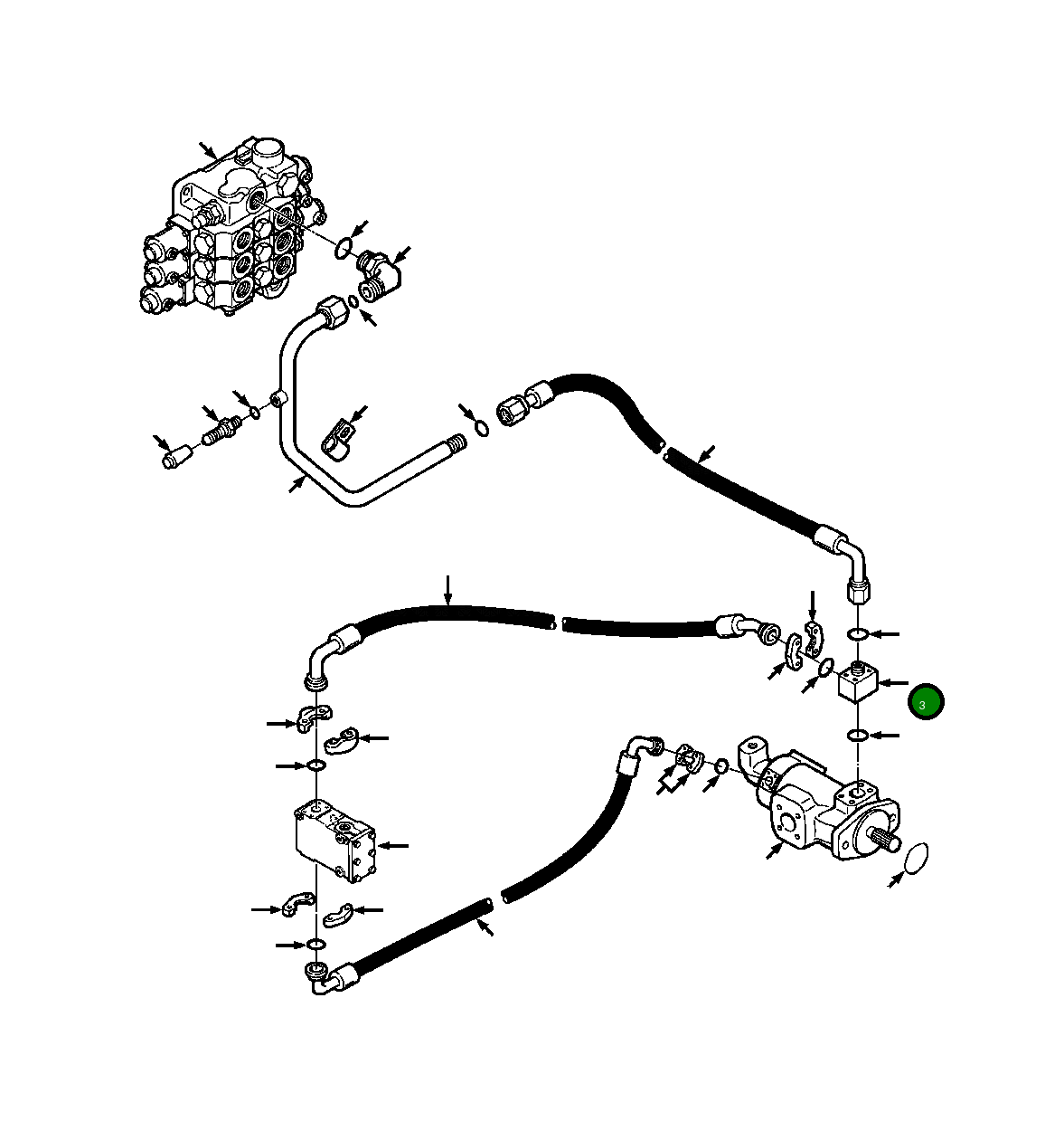 Адаптер 1298 295 H1 Komatsu