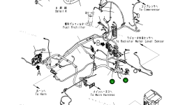 F-разъём чёрный HM64000012 Komatsu