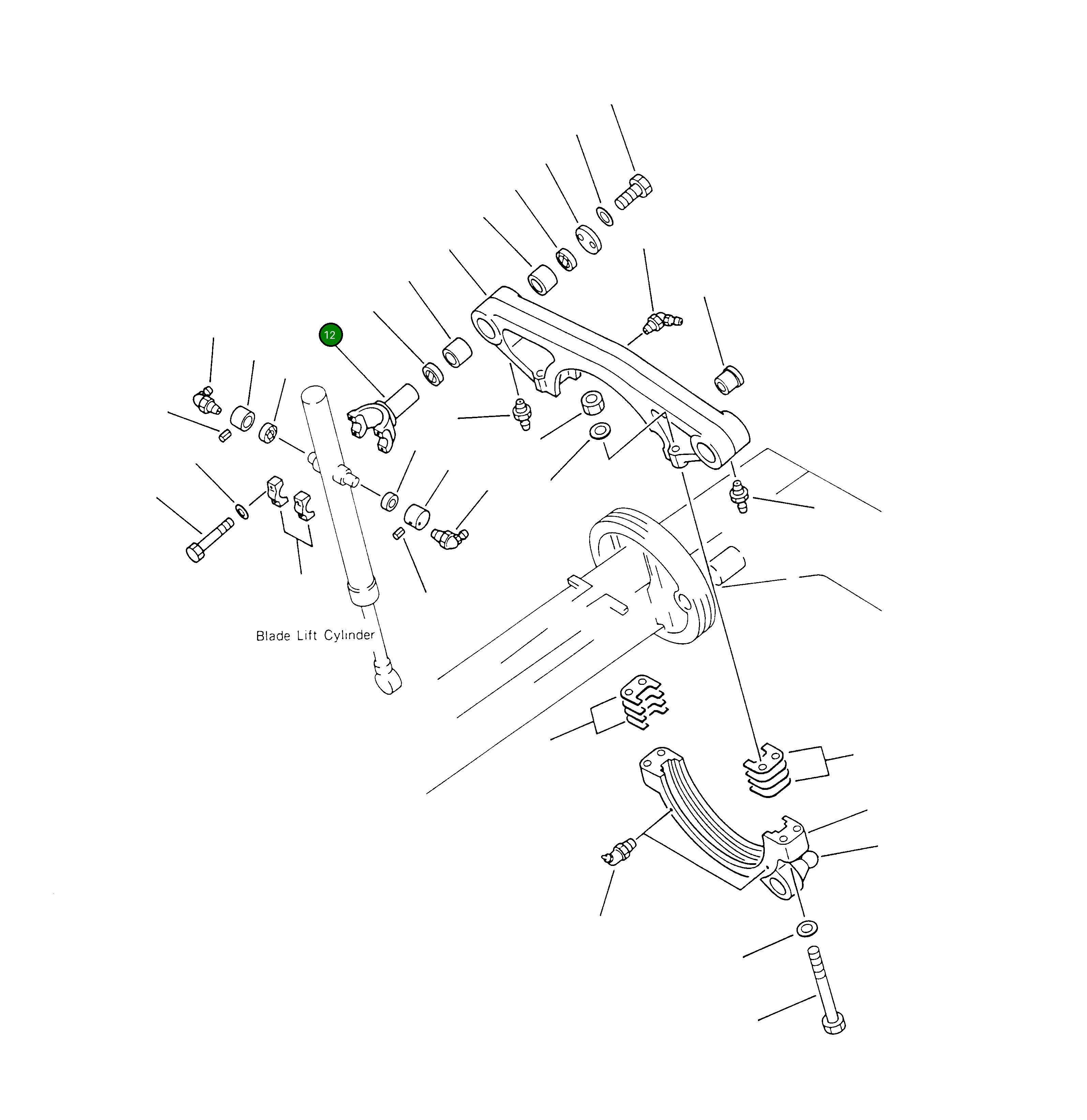 Вилка 23A-70-14130 Komatsu
