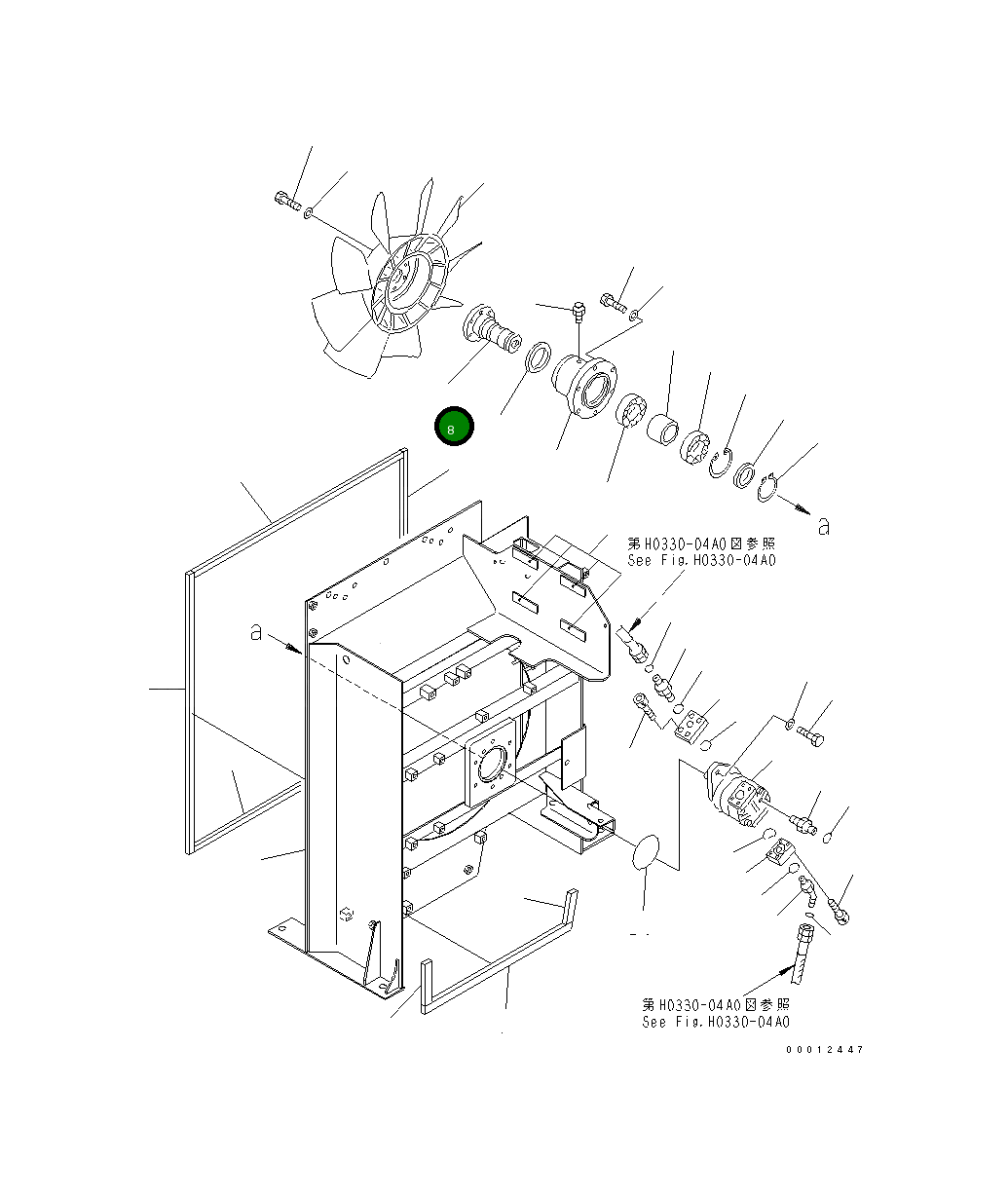 Вал 21N-03-31621 Komatsu
