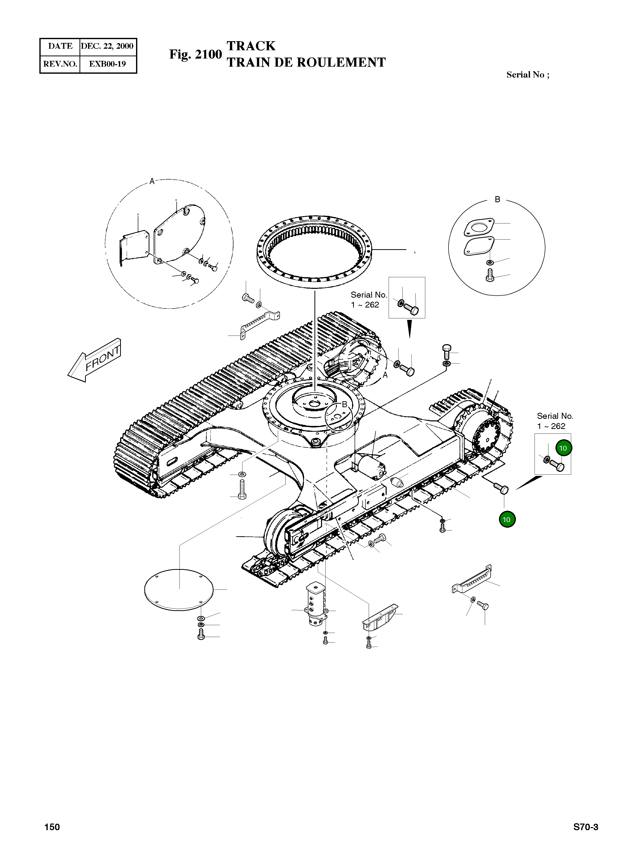 Болт M14X2.0X40 S0562761 Komatsu