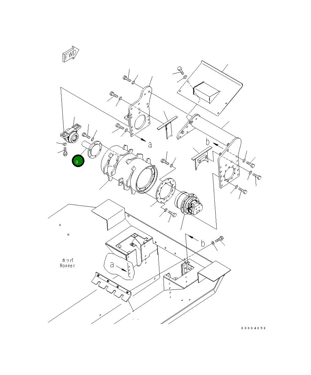 Вал 8255-71-4630 Komatsu