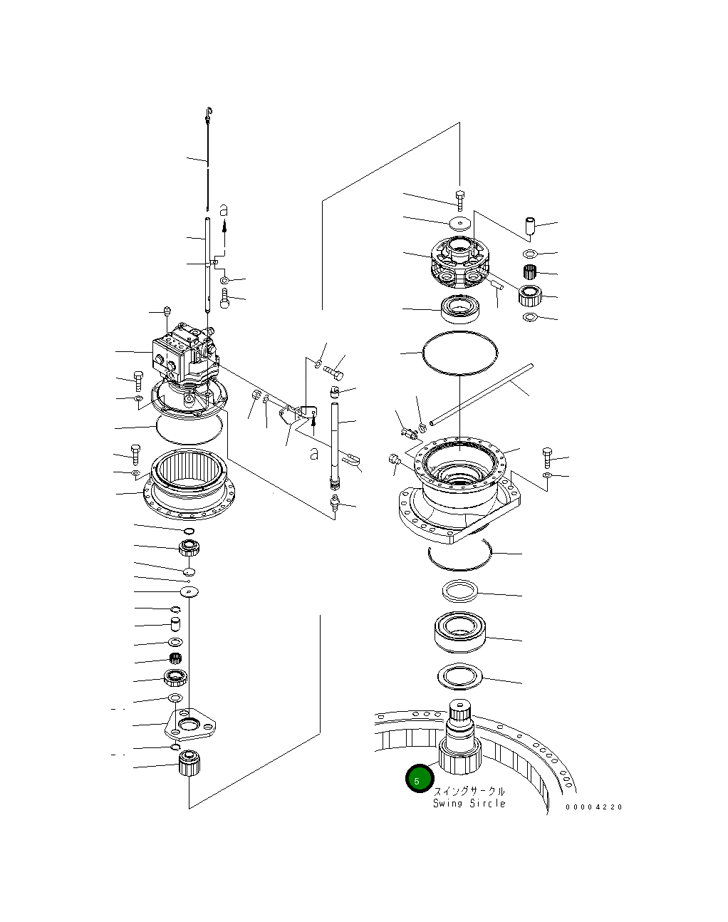 Вал 206-26-72120 Komatsu
