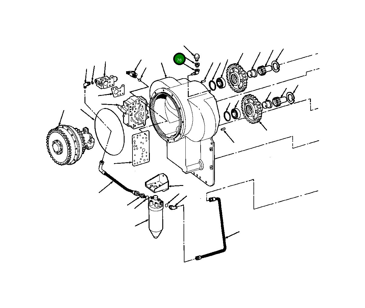 Адаптер 897 627 C1 Komatsu