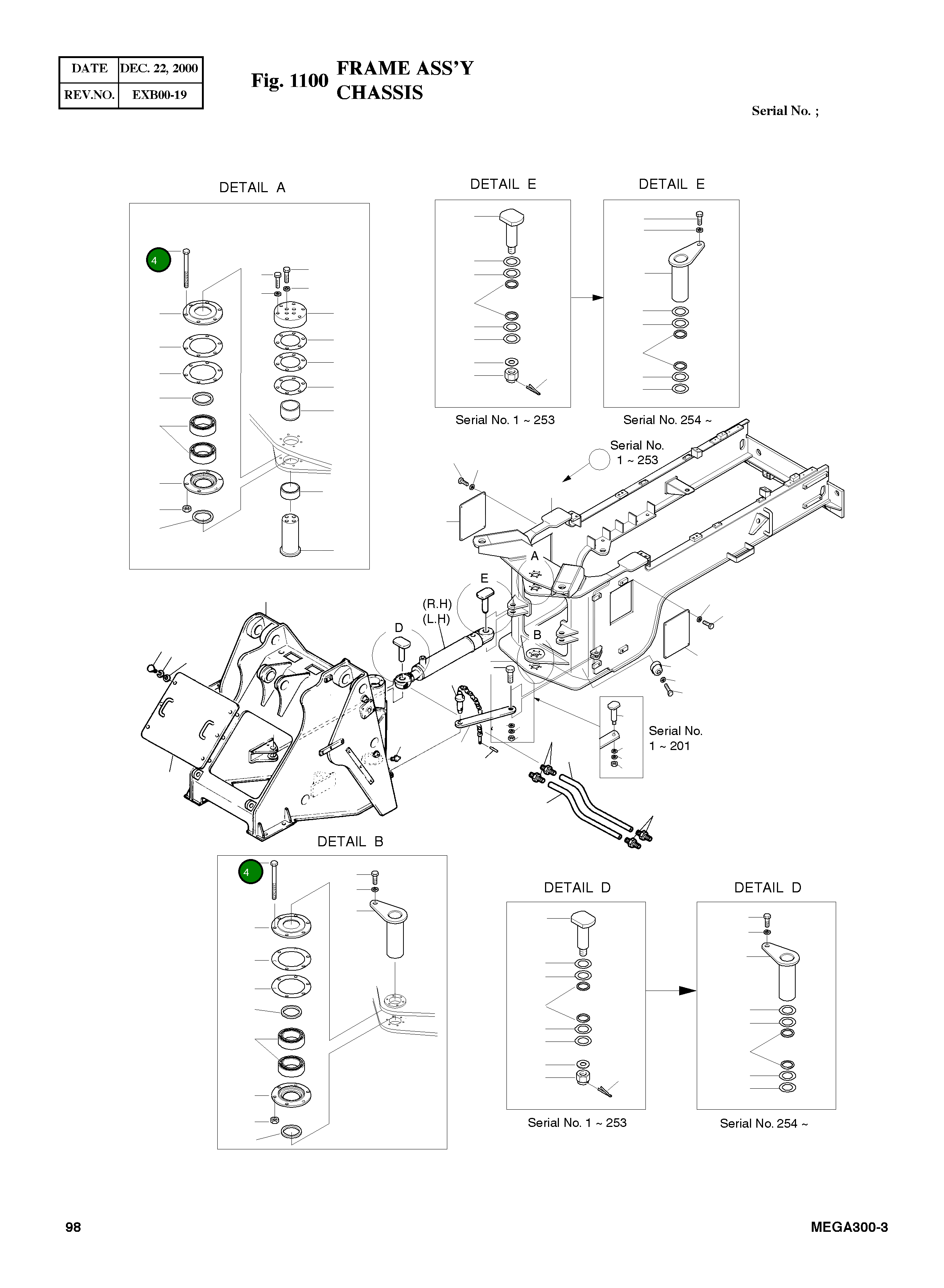 Болт M10X1.5X100 S0559561 Komatsu