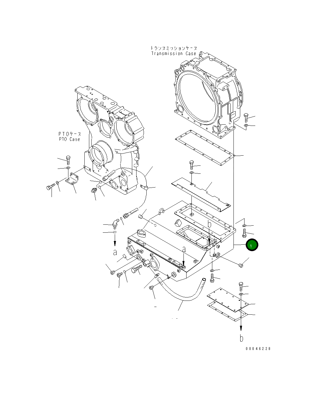 Бак 195-49-72241 Komatsu