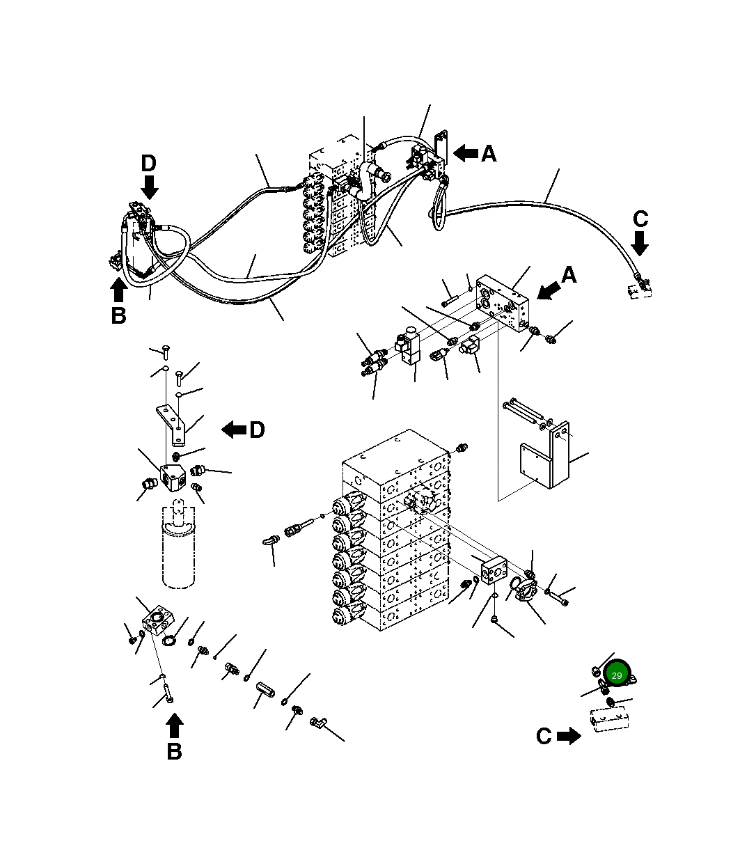 Адаптер 20Y-963-B311 Komatsu