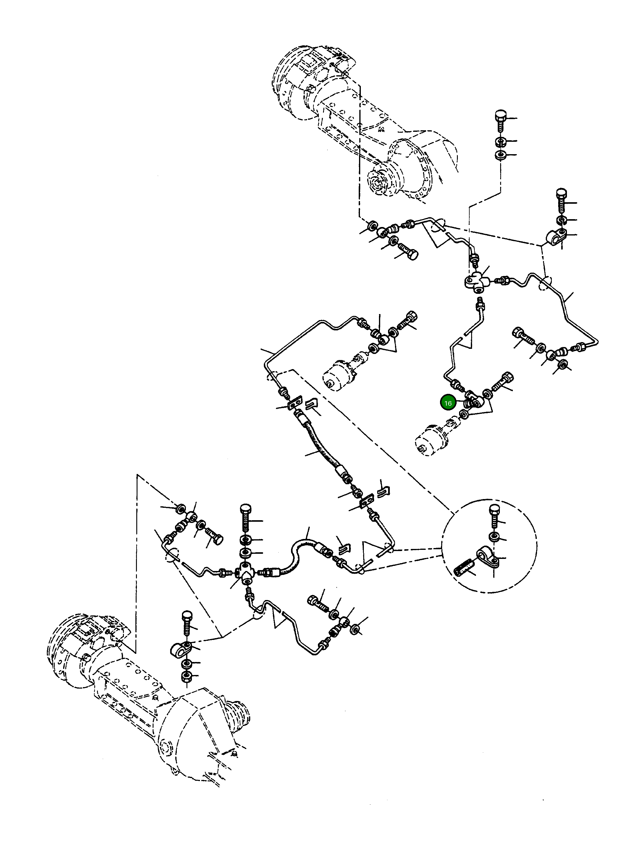 Банджо-фитинг 1443968X1 Komatsu