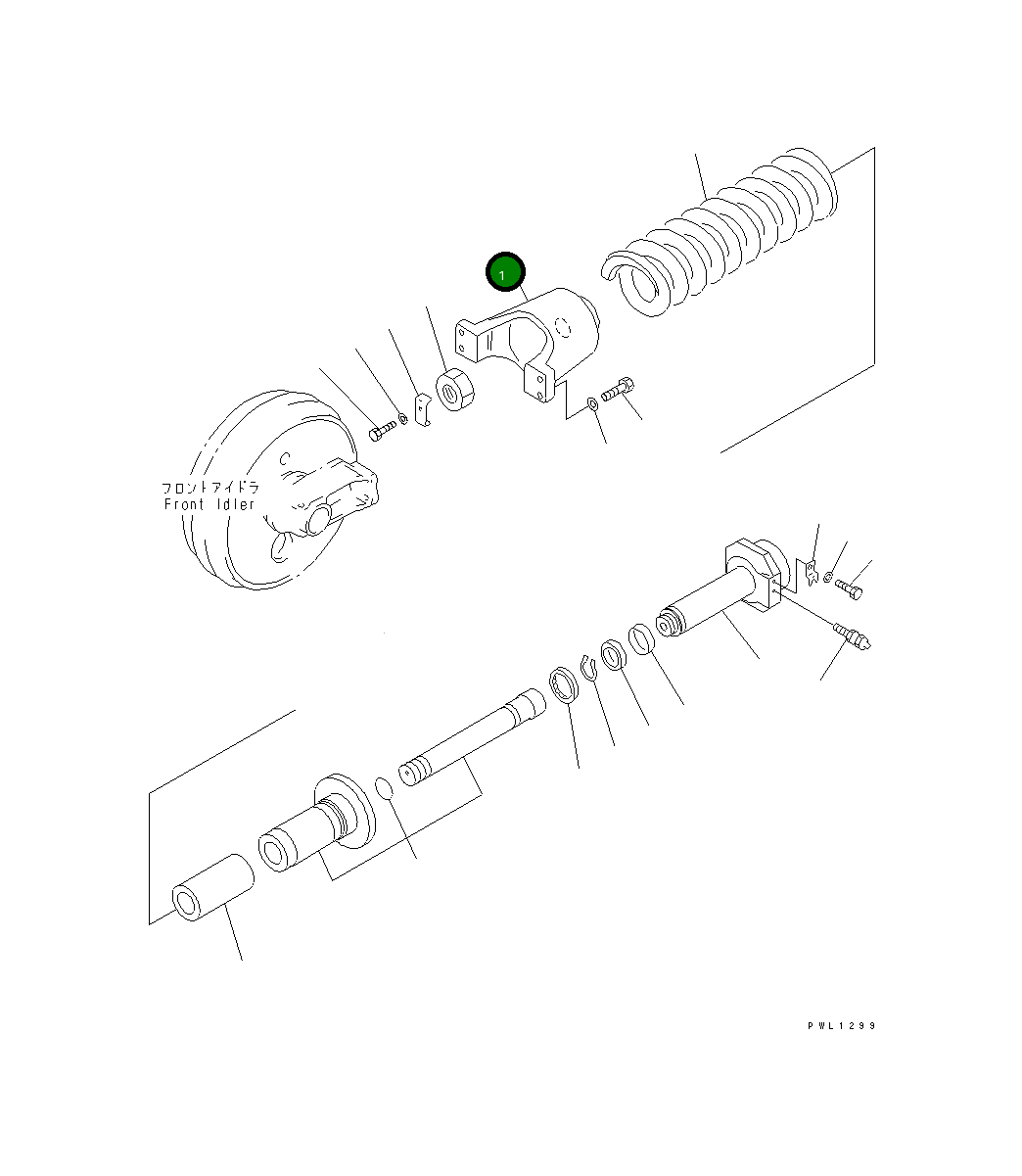 Вилка 208-30-54111 Komatsu