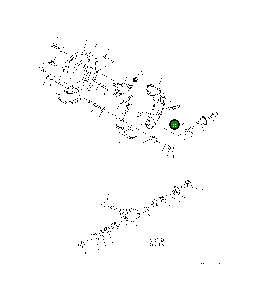Вилка 233-32-21341 Komatsu