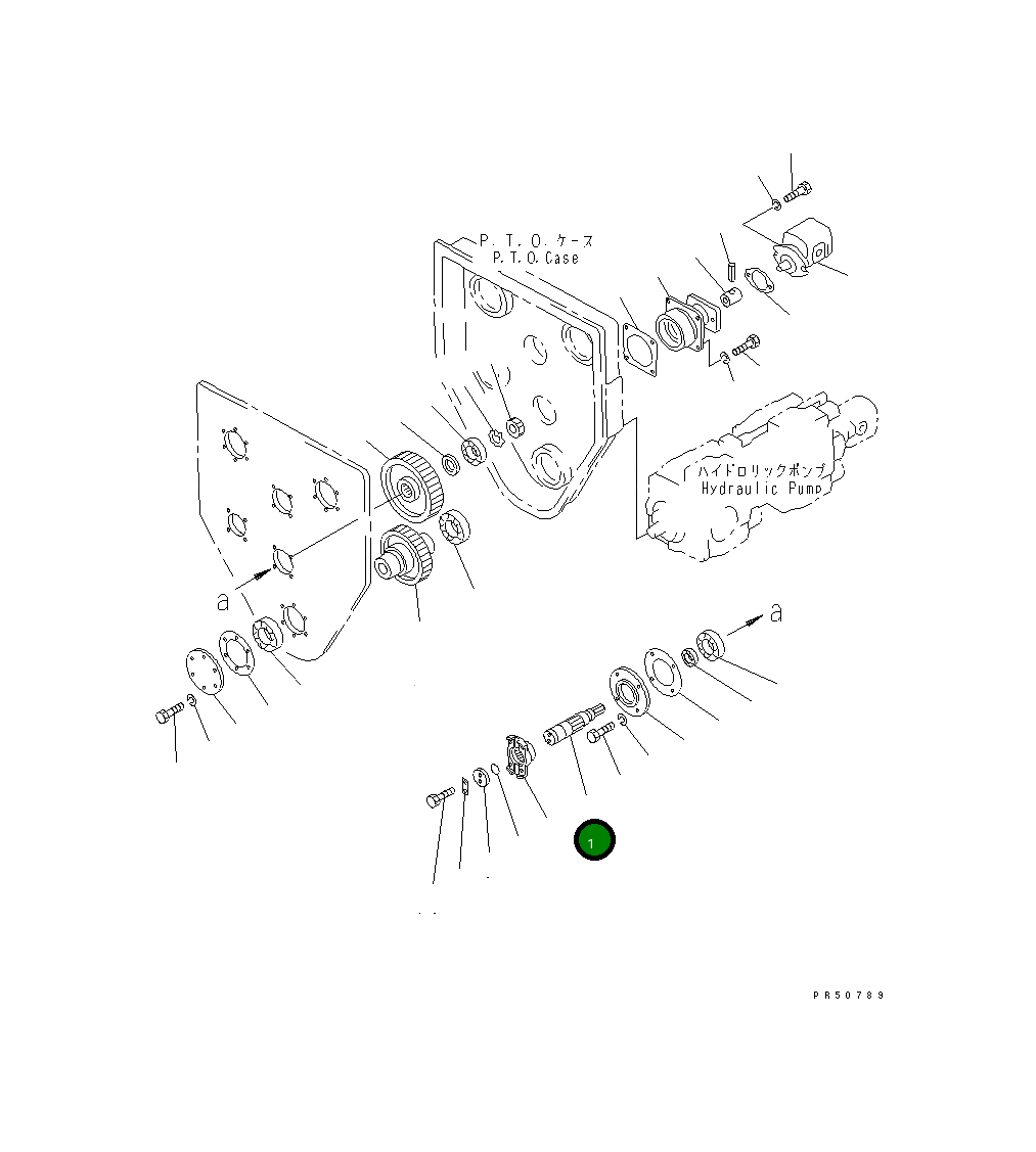 Вал 262-19-11323 Komatsu