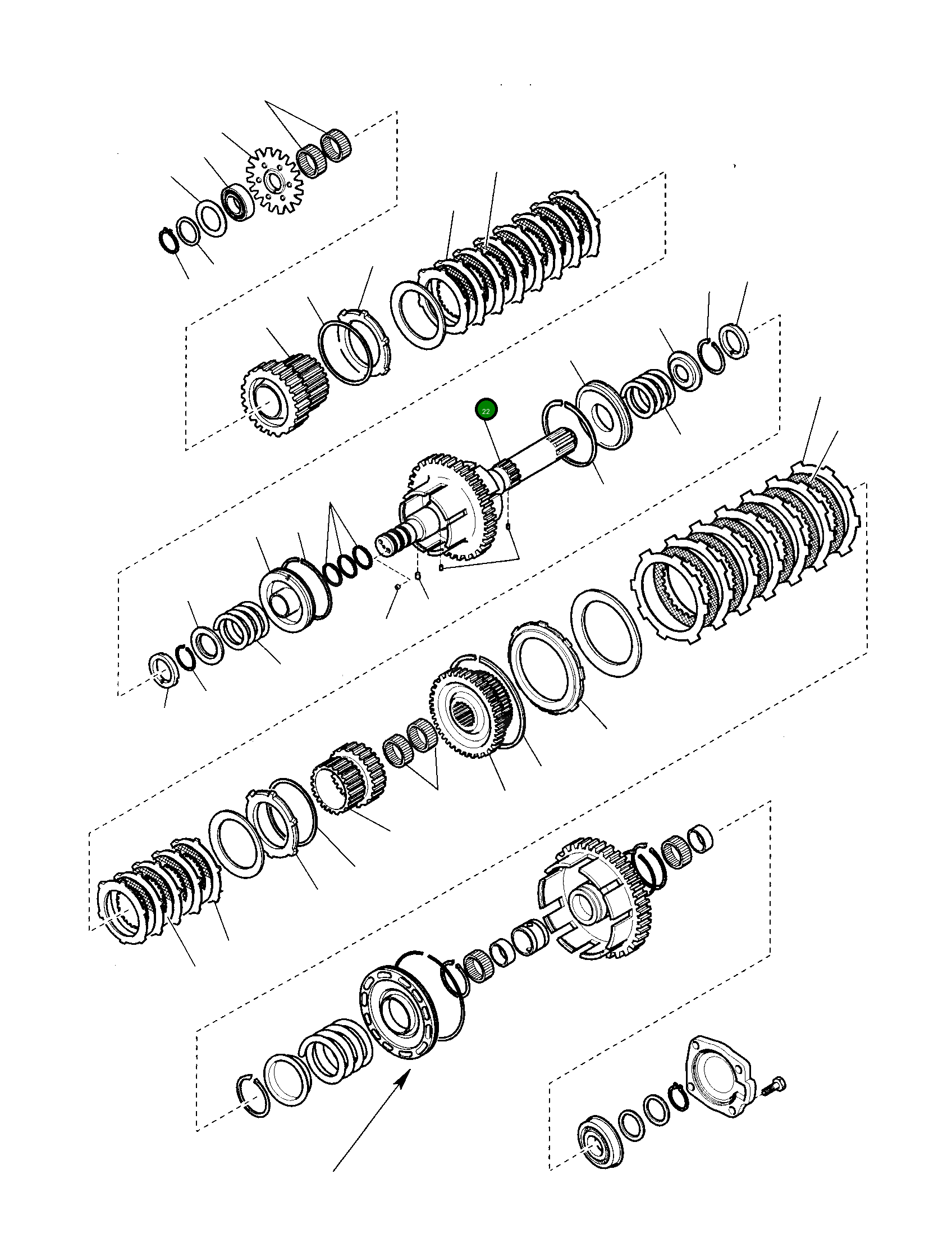 Вал CA0139392 Komatsu