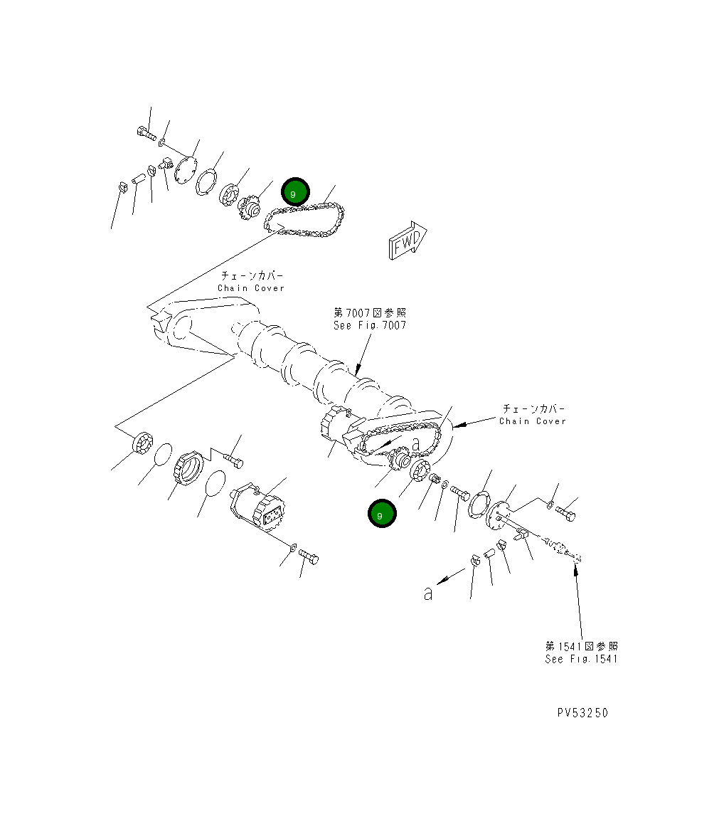 Ведущая звезда 263-78-11460 Komatsu