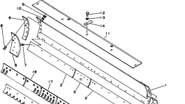 Верхний отвал 234-70-12182 Komatsu