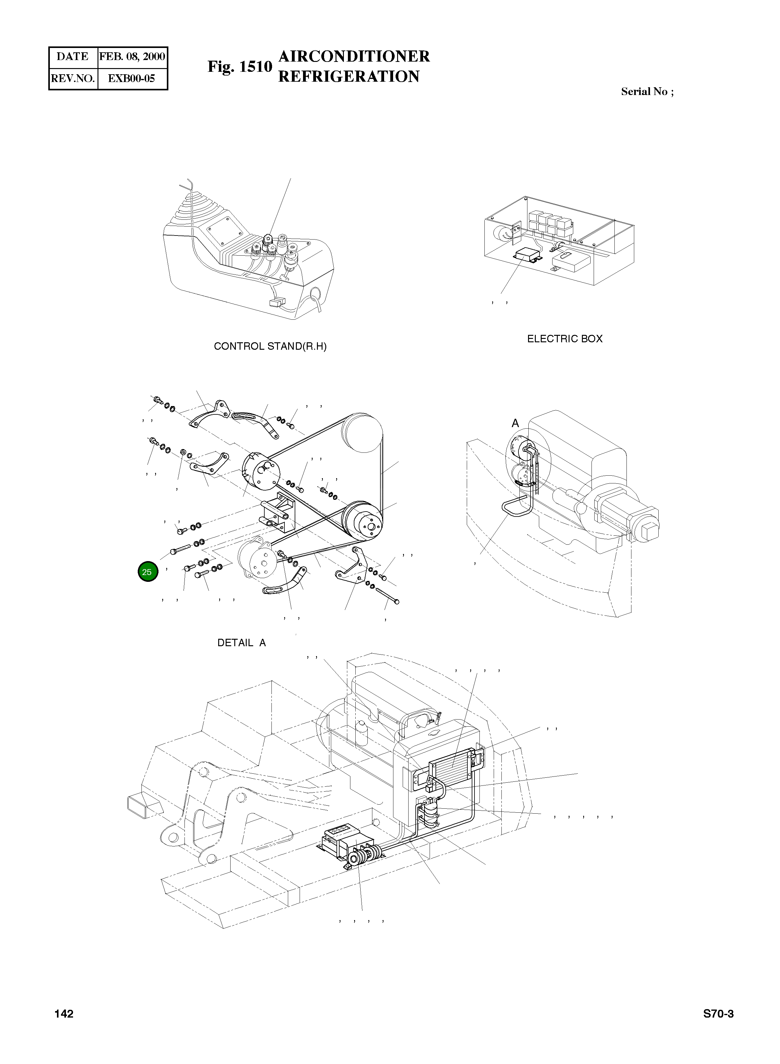 Болт M10X1.25X110 S0759753 Komatsu