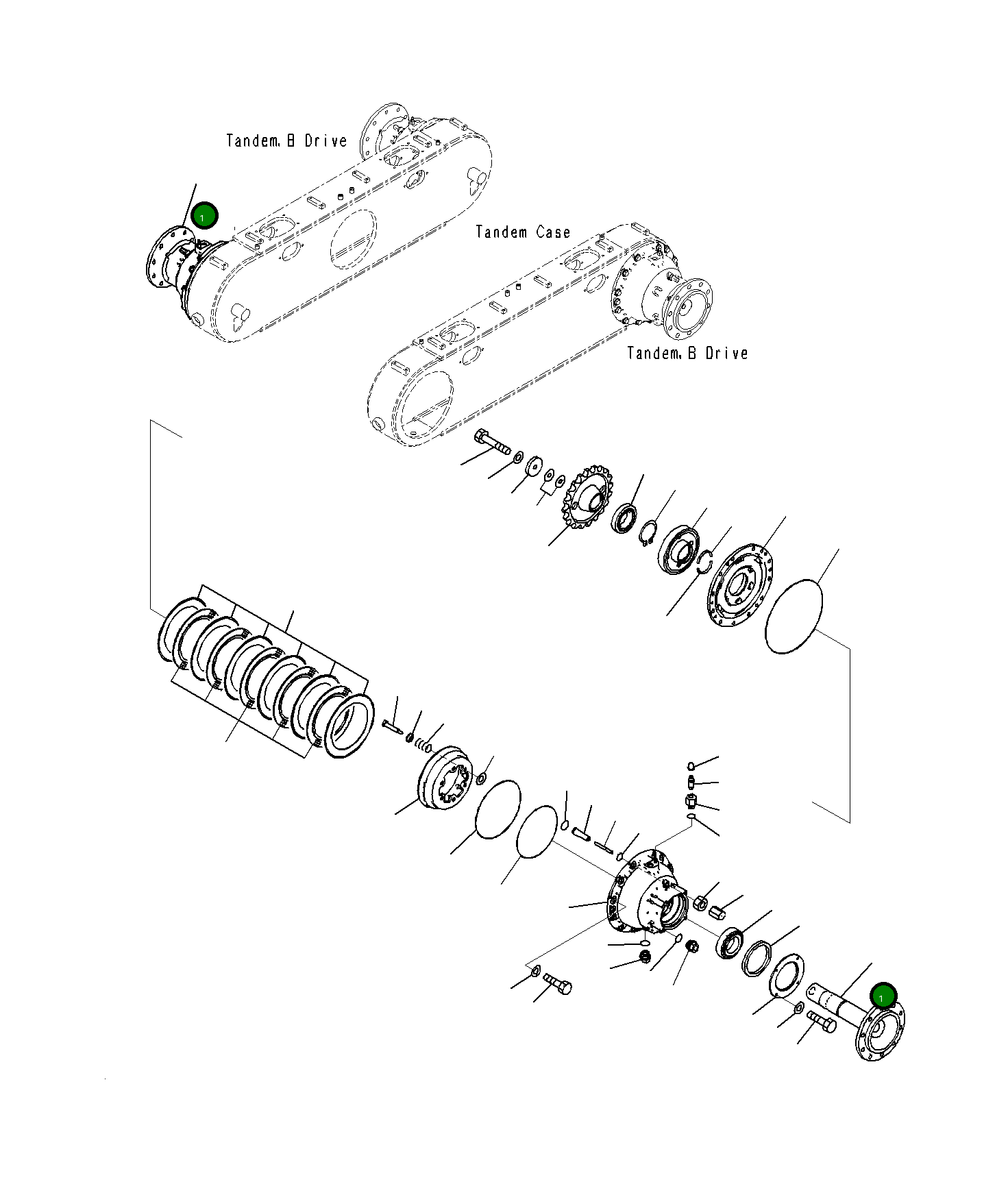 Вал 23H-25-11130 Komatsu