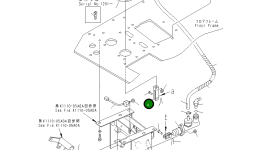 Вилка 20Y-01-12230 Komatsu