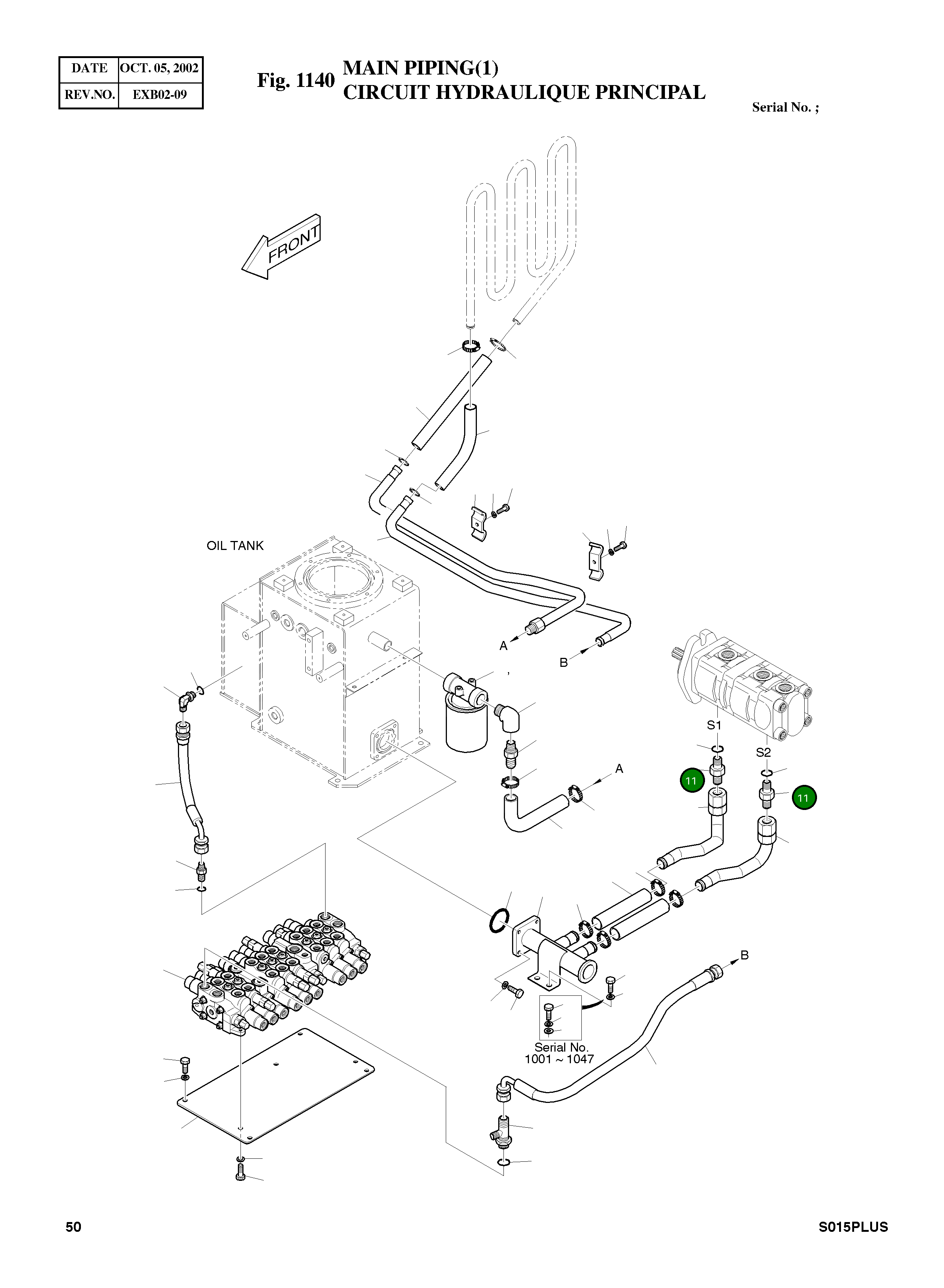 Адаптер 2PFO3/4 DS2213156 Komatsu