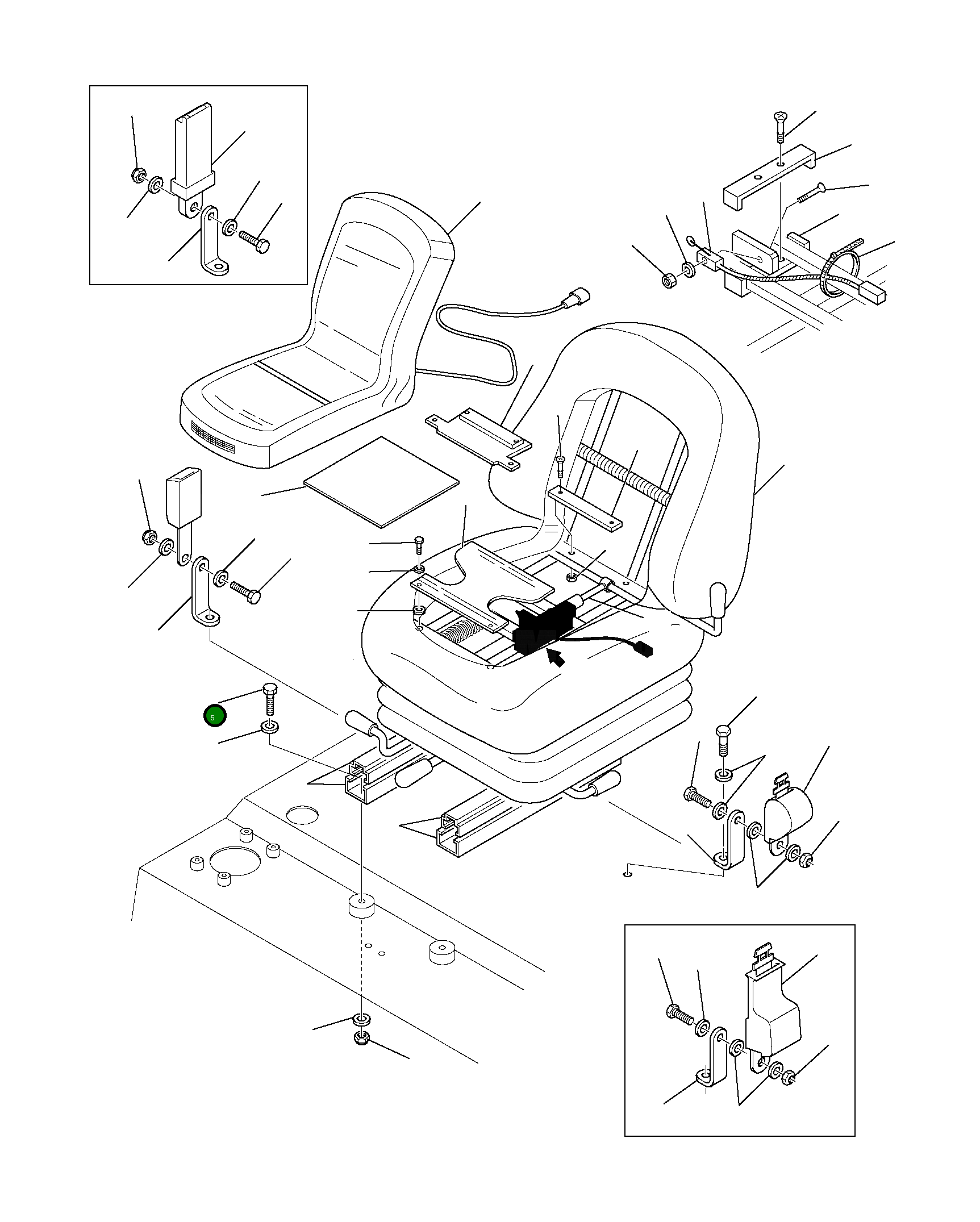 Винт 01016-5825 Komatsu