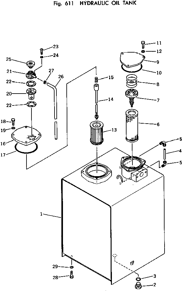 Бак 202-60-48110 Komatsu