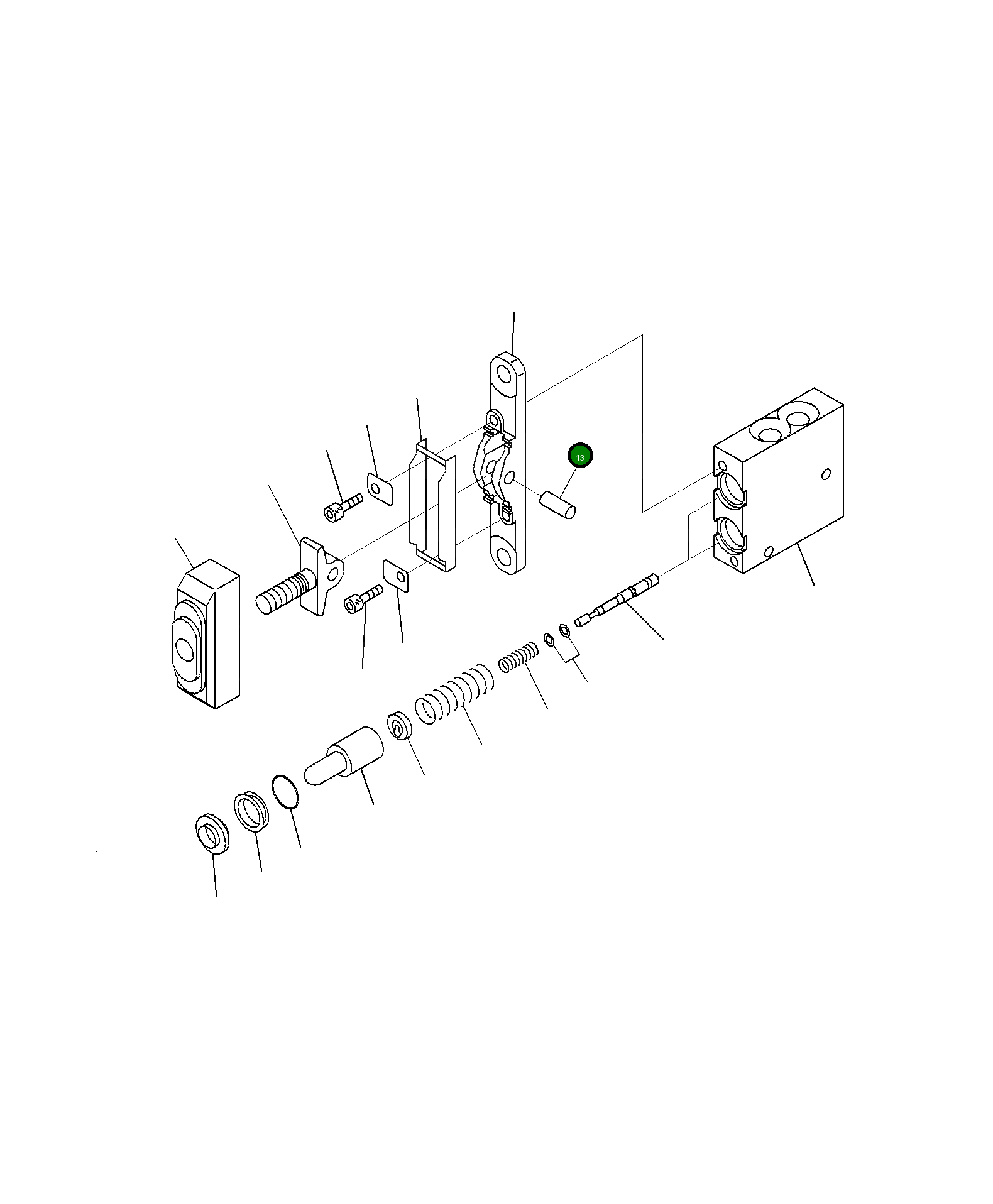 Вал 702-16-54630 Komatsu