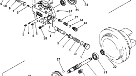 Вал TZ310B2002-00 Komatsu
