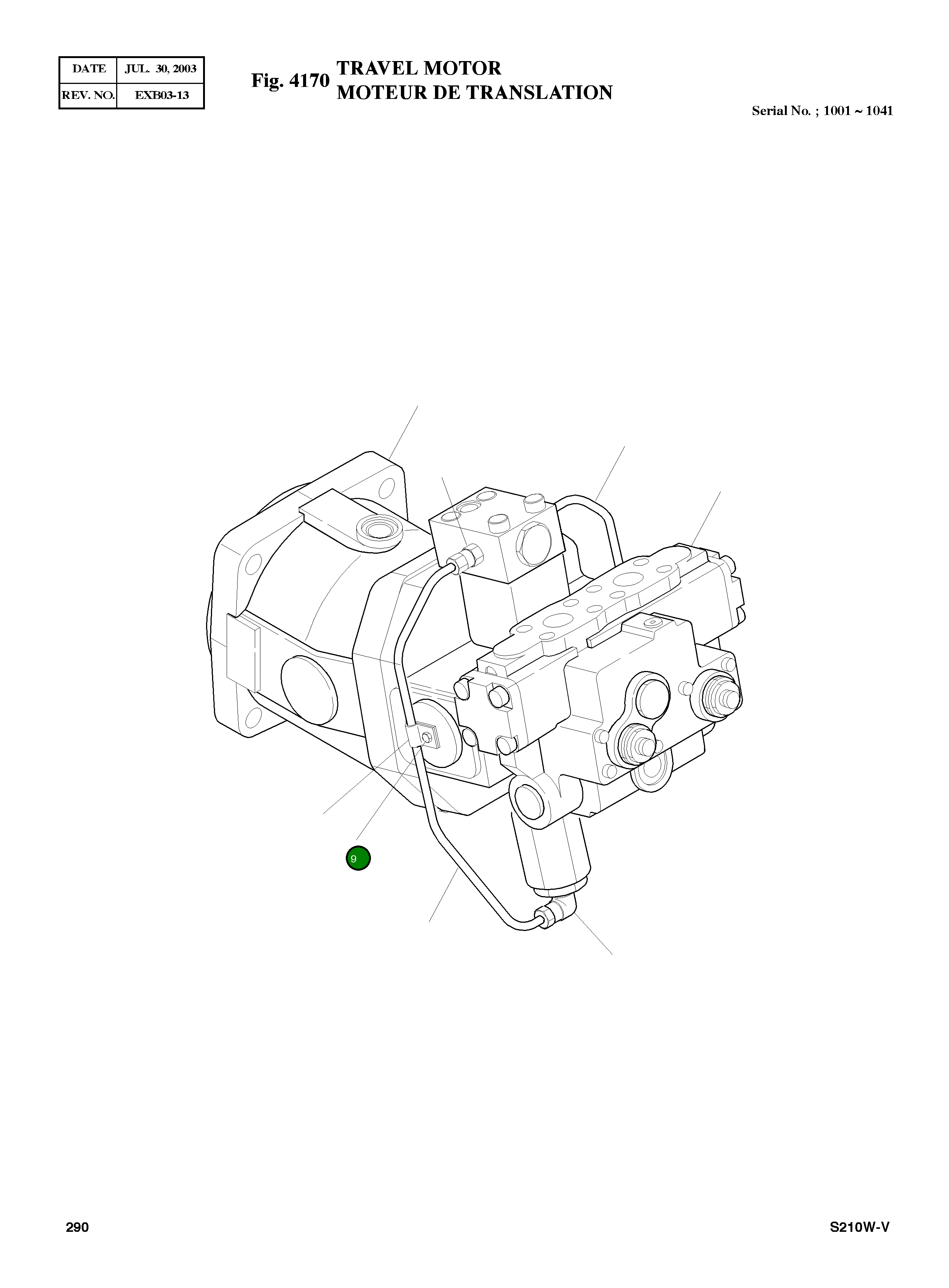 Болт M6X10 1301535002 Komatsu