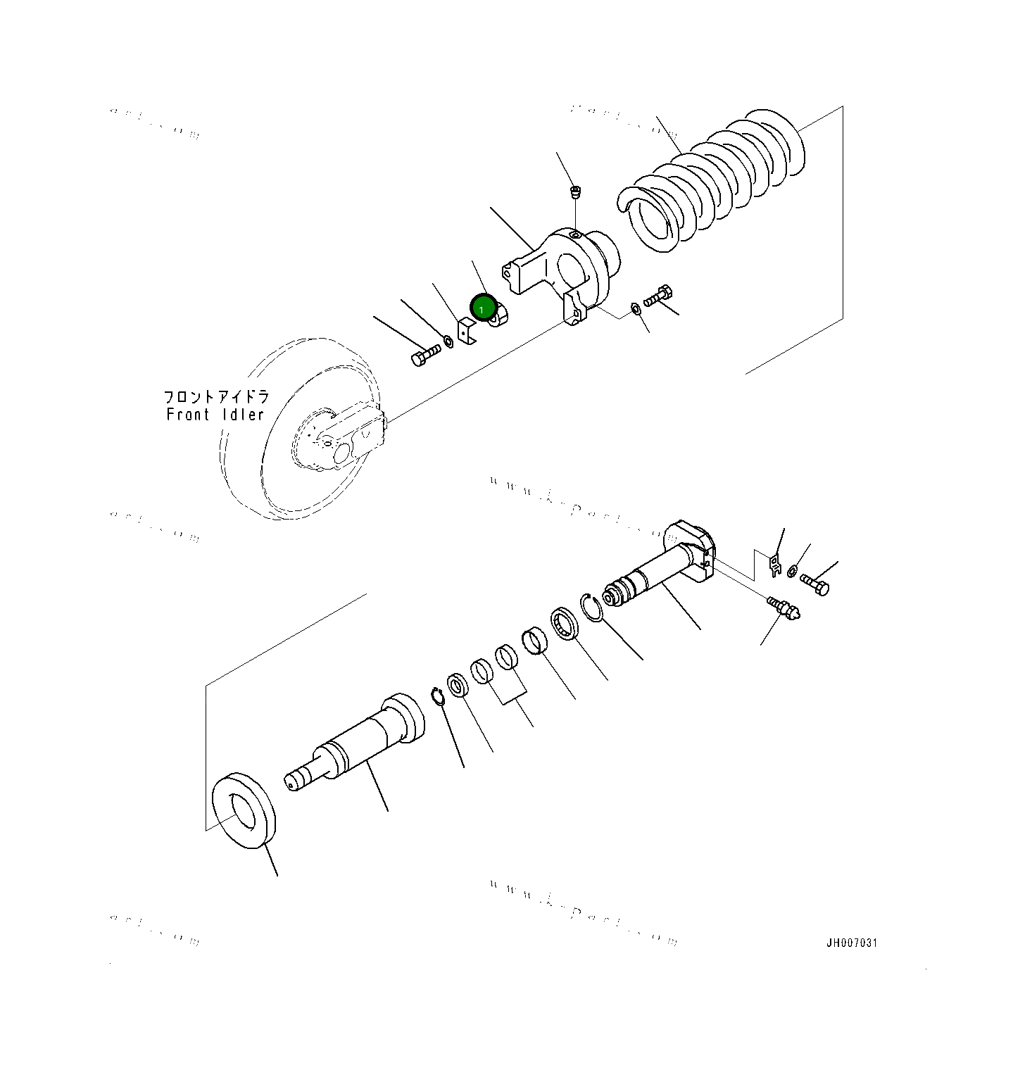 Вилка 20Y3042211 Komatsu