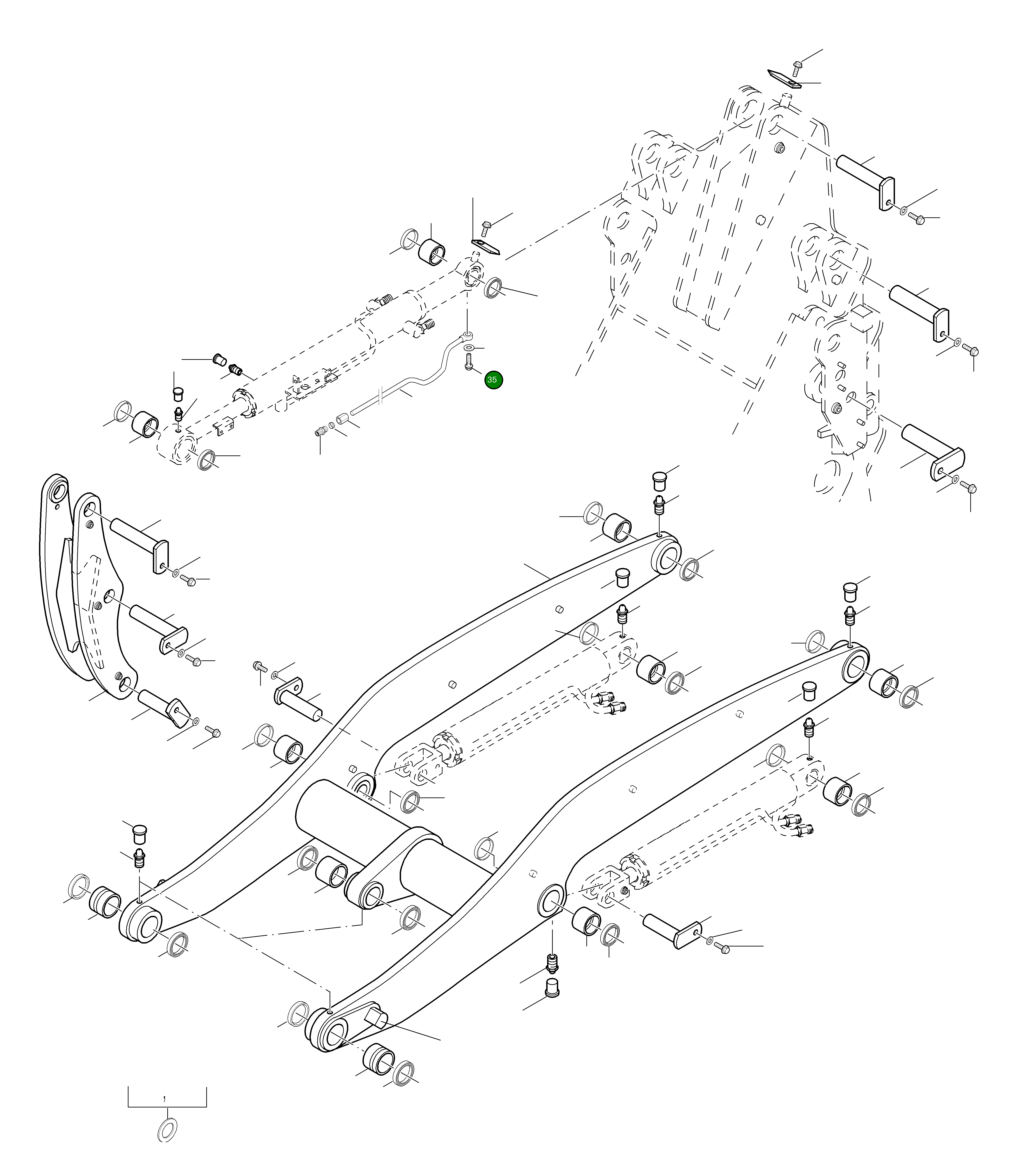 Болт-банджо 42W-09-H1390 Komatsu