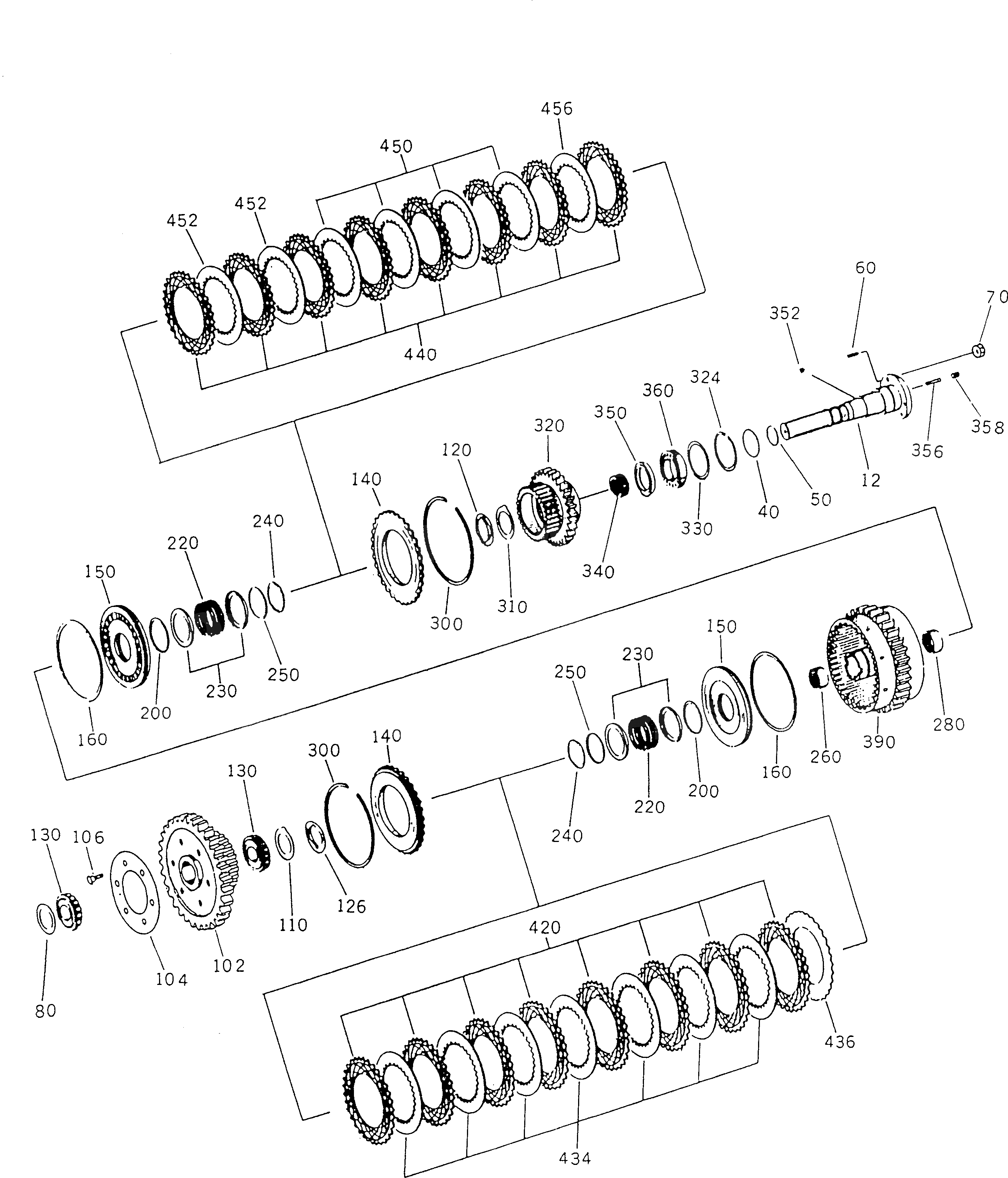 Вал BW252213 Komatsu