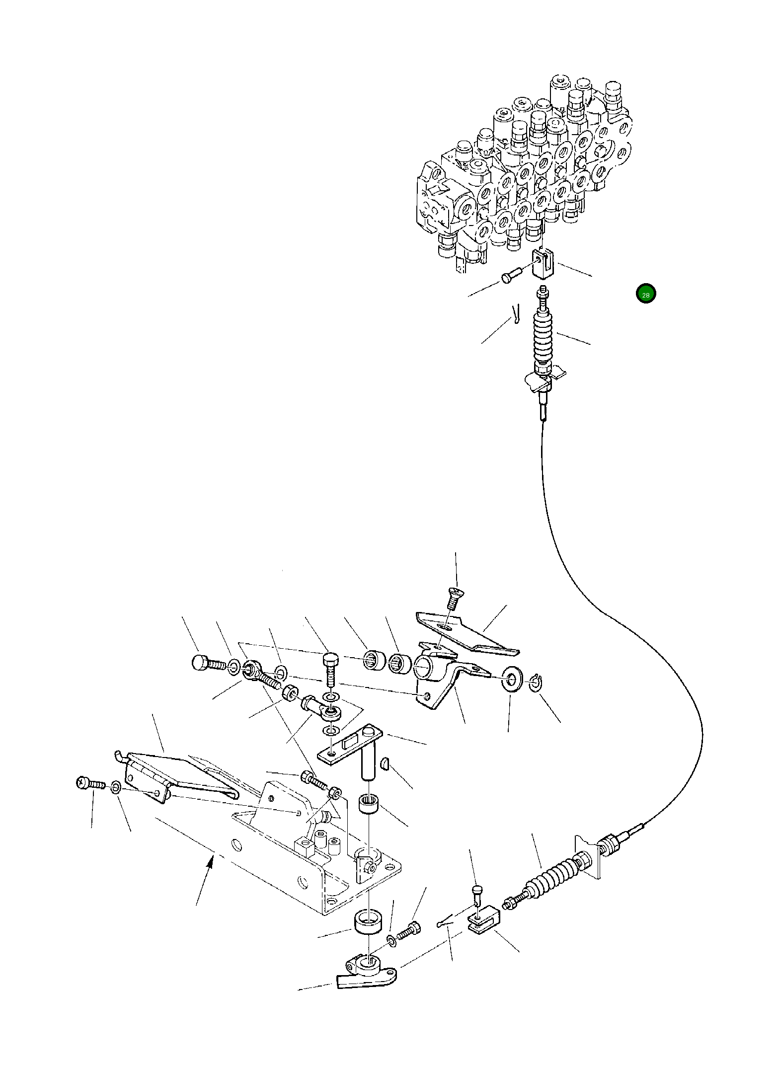Вилка 3F1065600 Komatsu