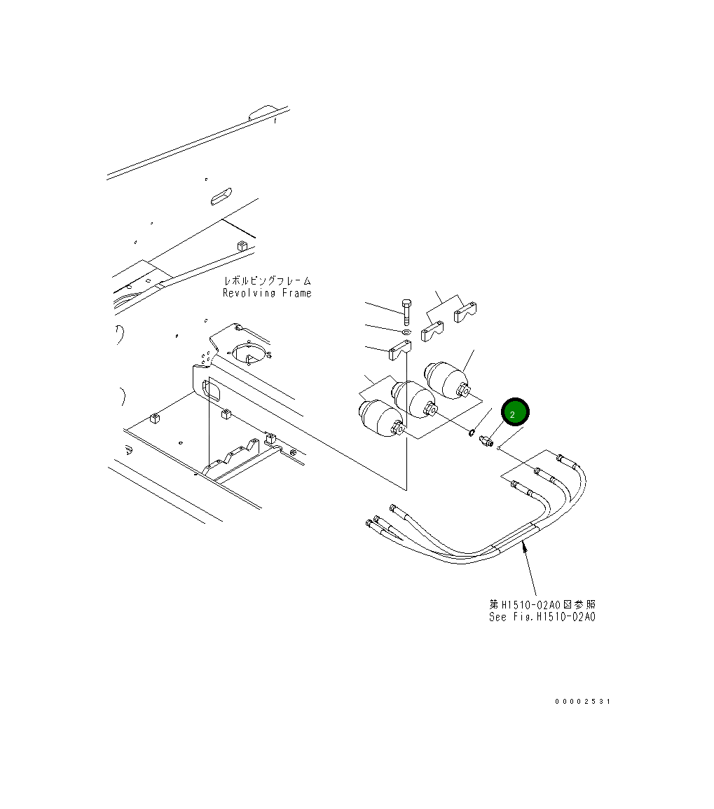 Адаптер 20K-62-35190 Komatsu