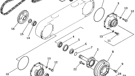 Вал 23D-23-11230 Komatsu