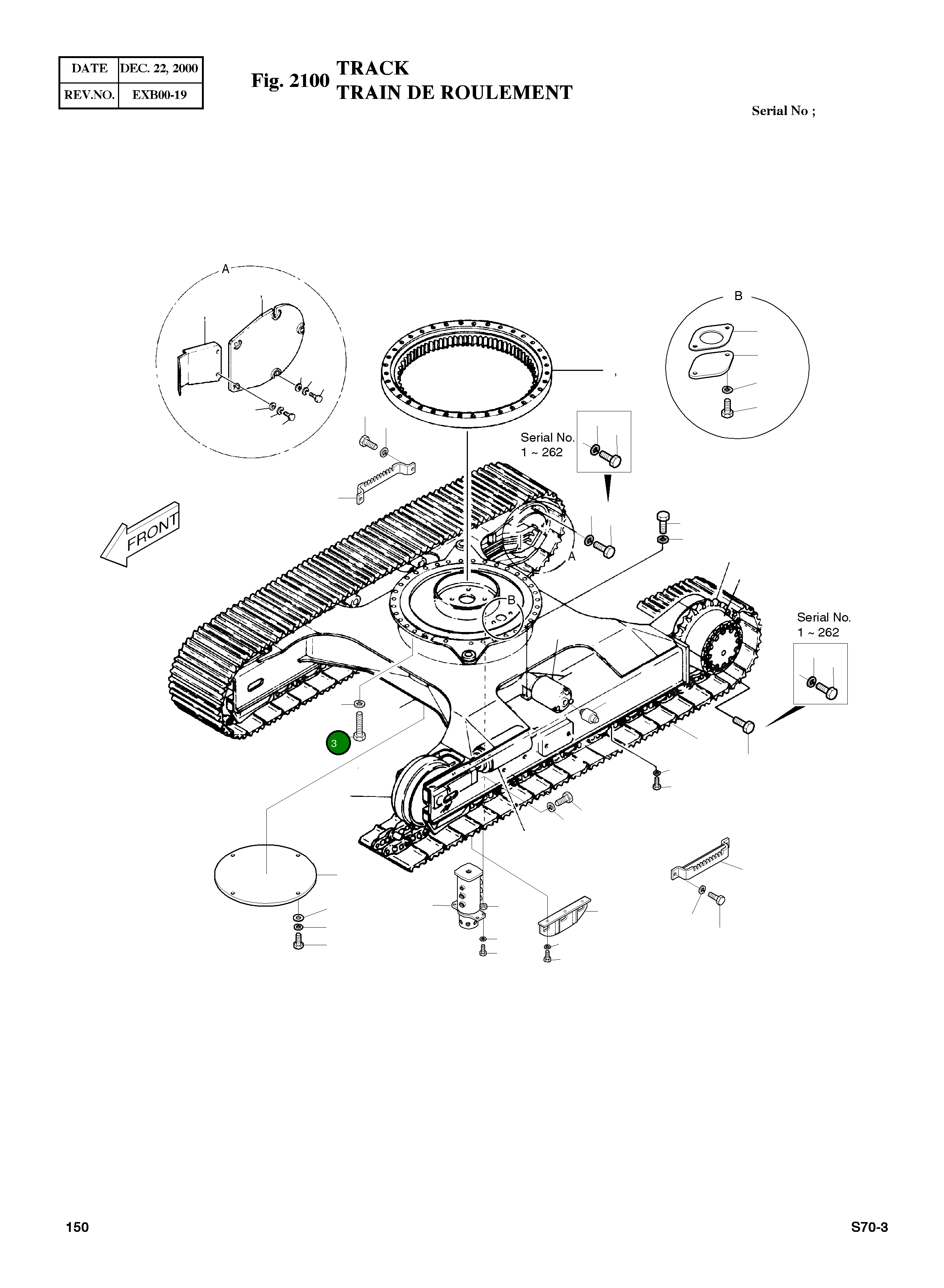 Болт M18X2.5X50 S0567561 Komatsu