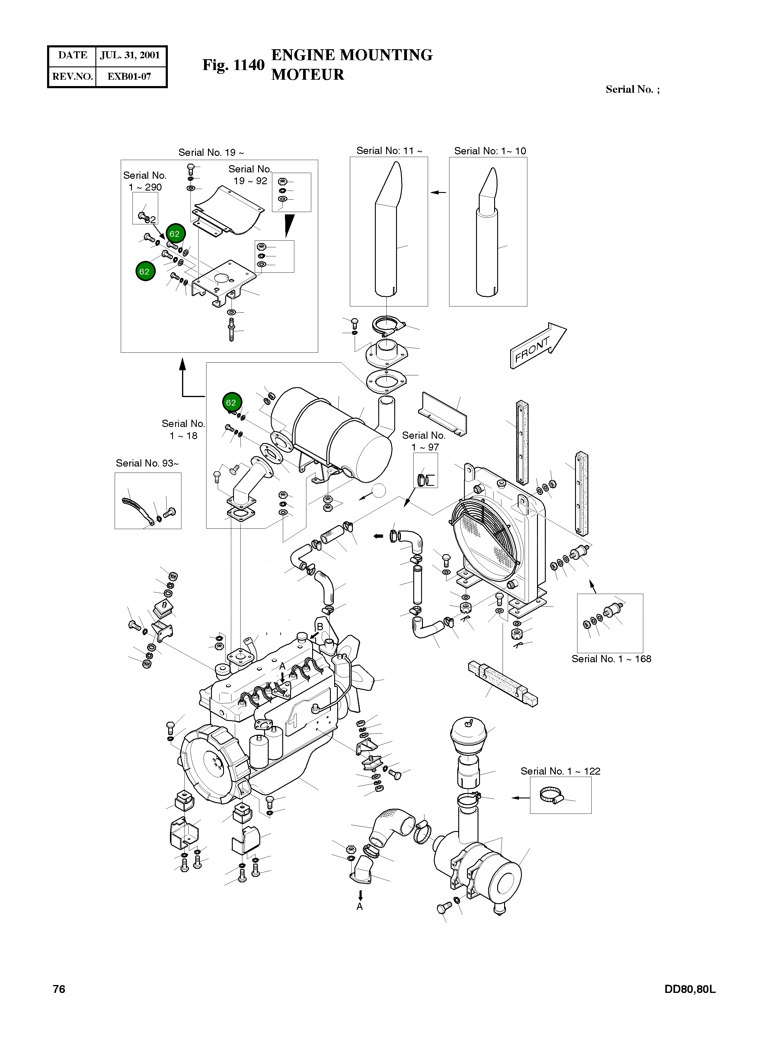 Болт M10X1.25X30 S0758163 Komatsu