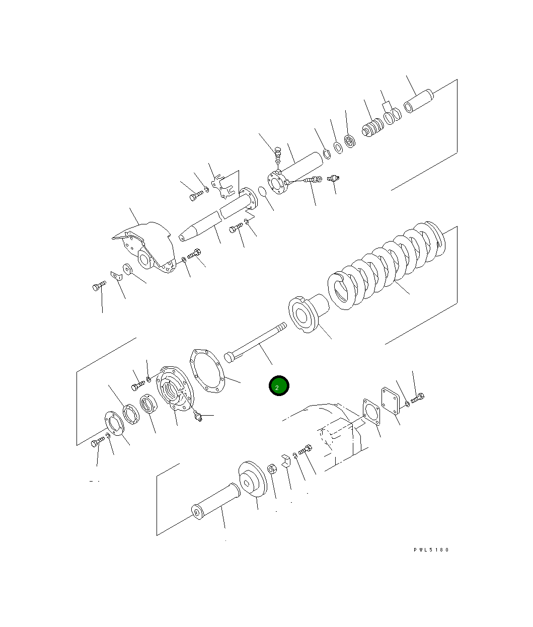Вал 154-30-44170 Komatsu