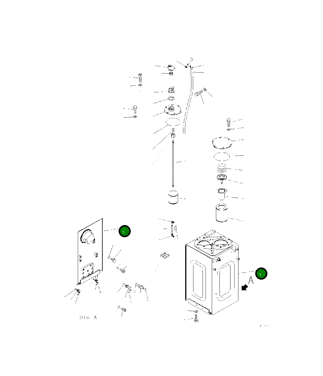 Бак 2A5-60-12111 Komatsu