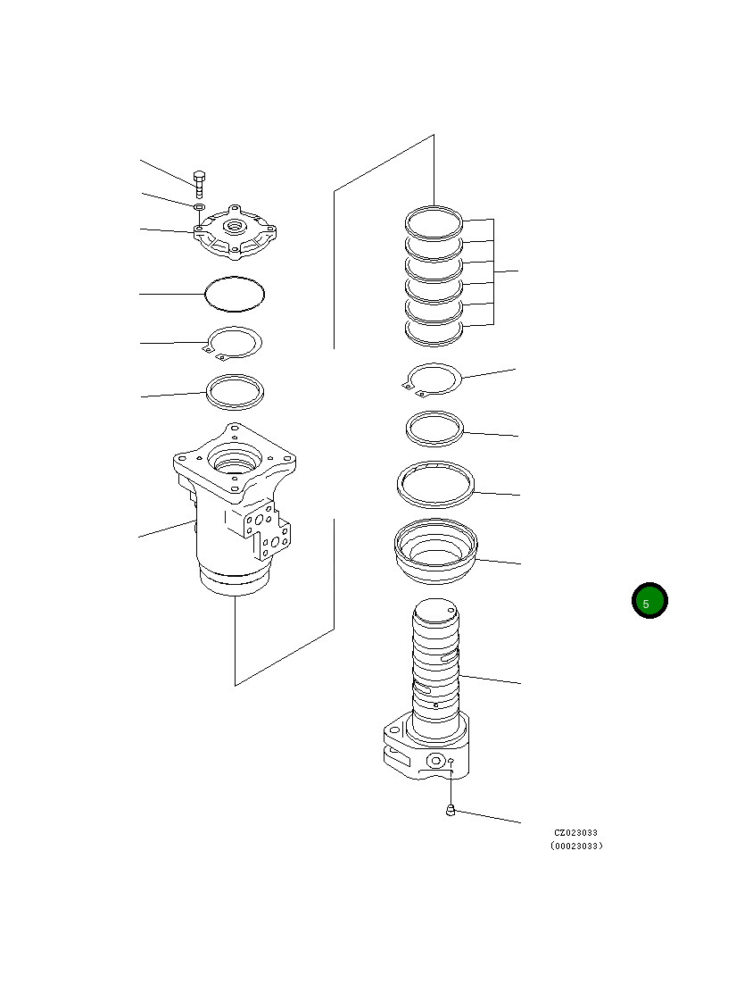 Вал 703-08-92211 Komatsu