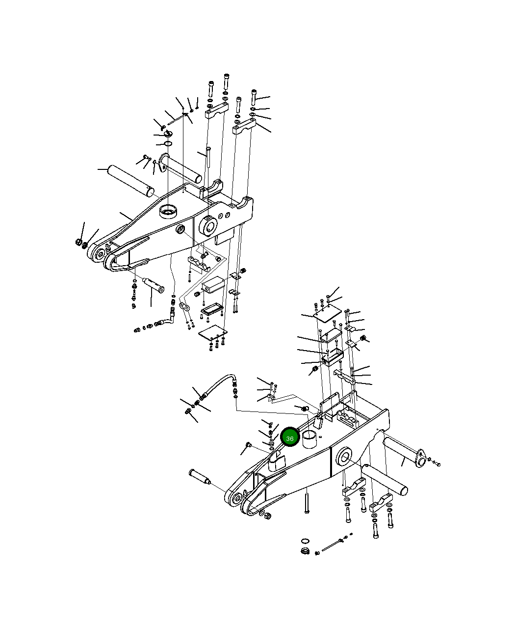 Адаптер FZ643445103 Komatsu