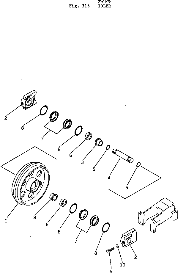 Вал 20M-30-11130 Komatsu