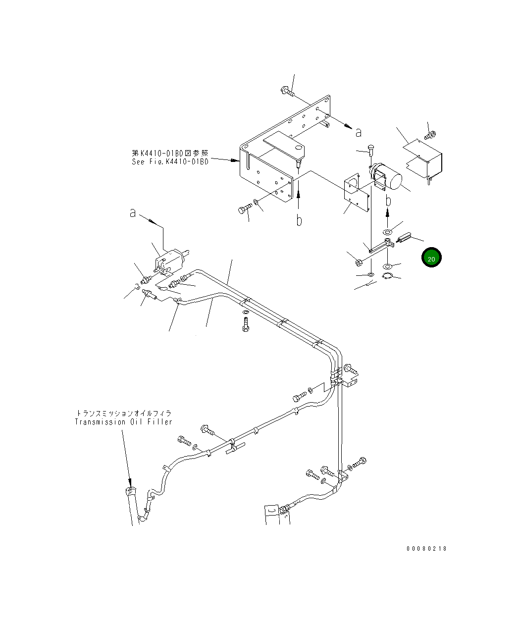 Вилка 427-43-11270 Komatsu