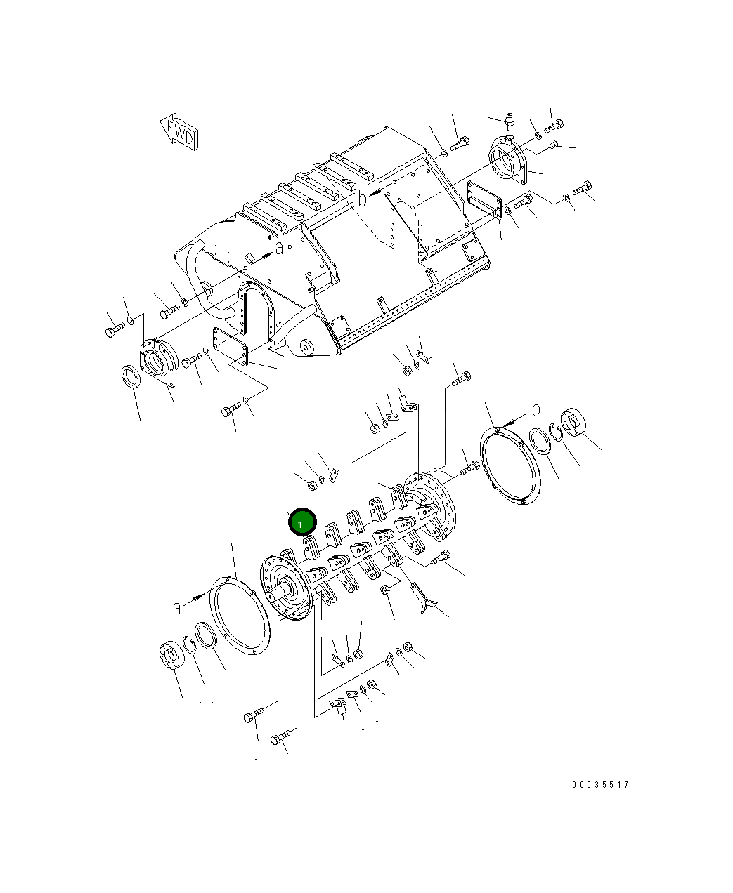 Вал 20P-880-1570 Komatsu