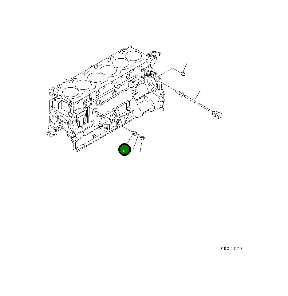 Адаптер 6210-21-8910 Komatsu