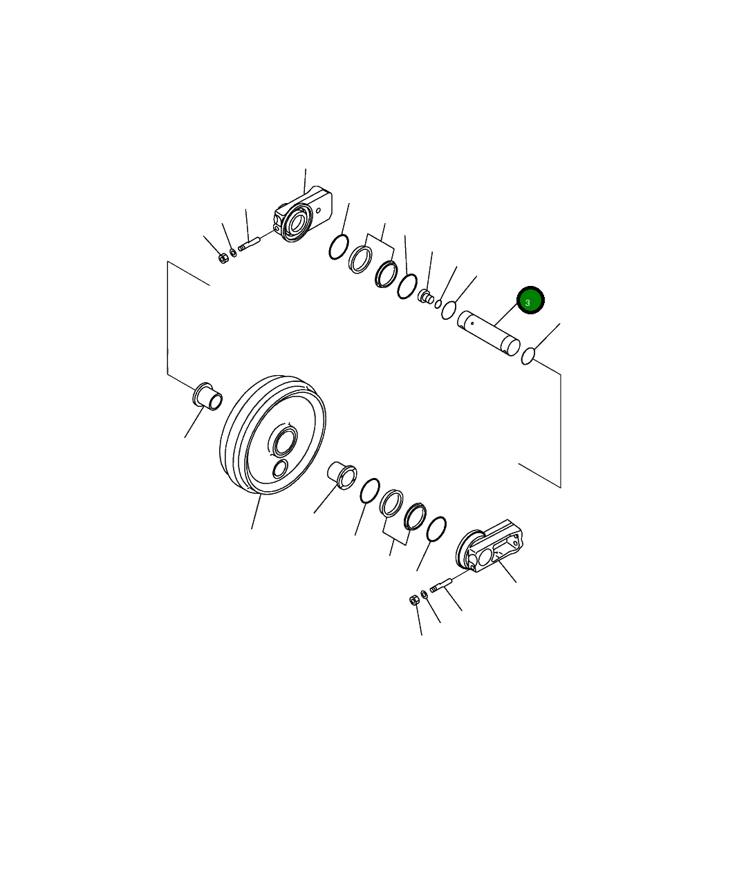 Вал 208-30-68220 Komatsu