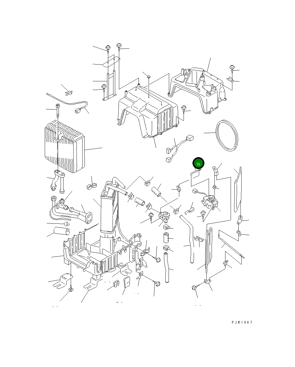 Вал ND116662-0590 Komatsu