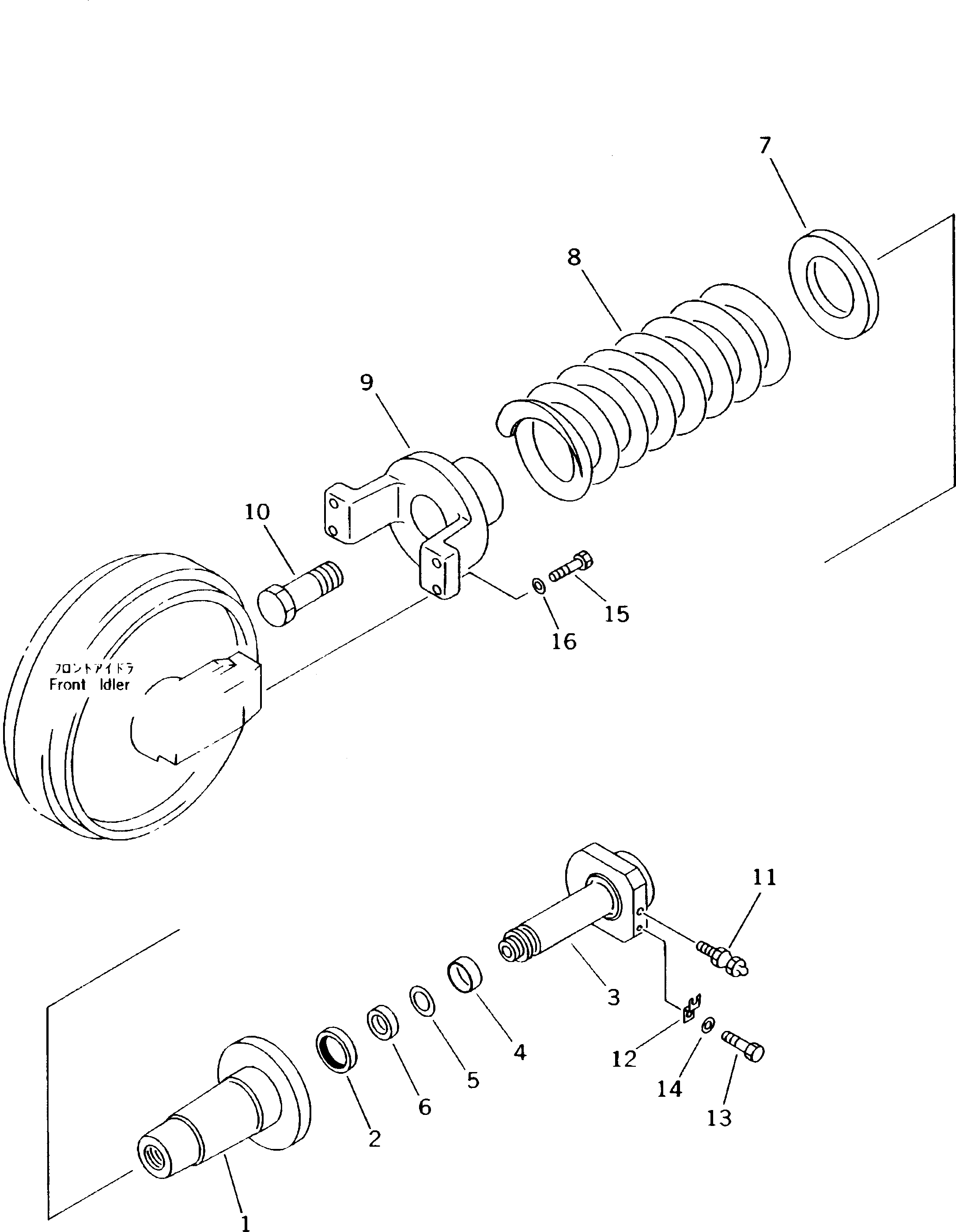 Вилка 20Y-30-K1371 Komatsu
