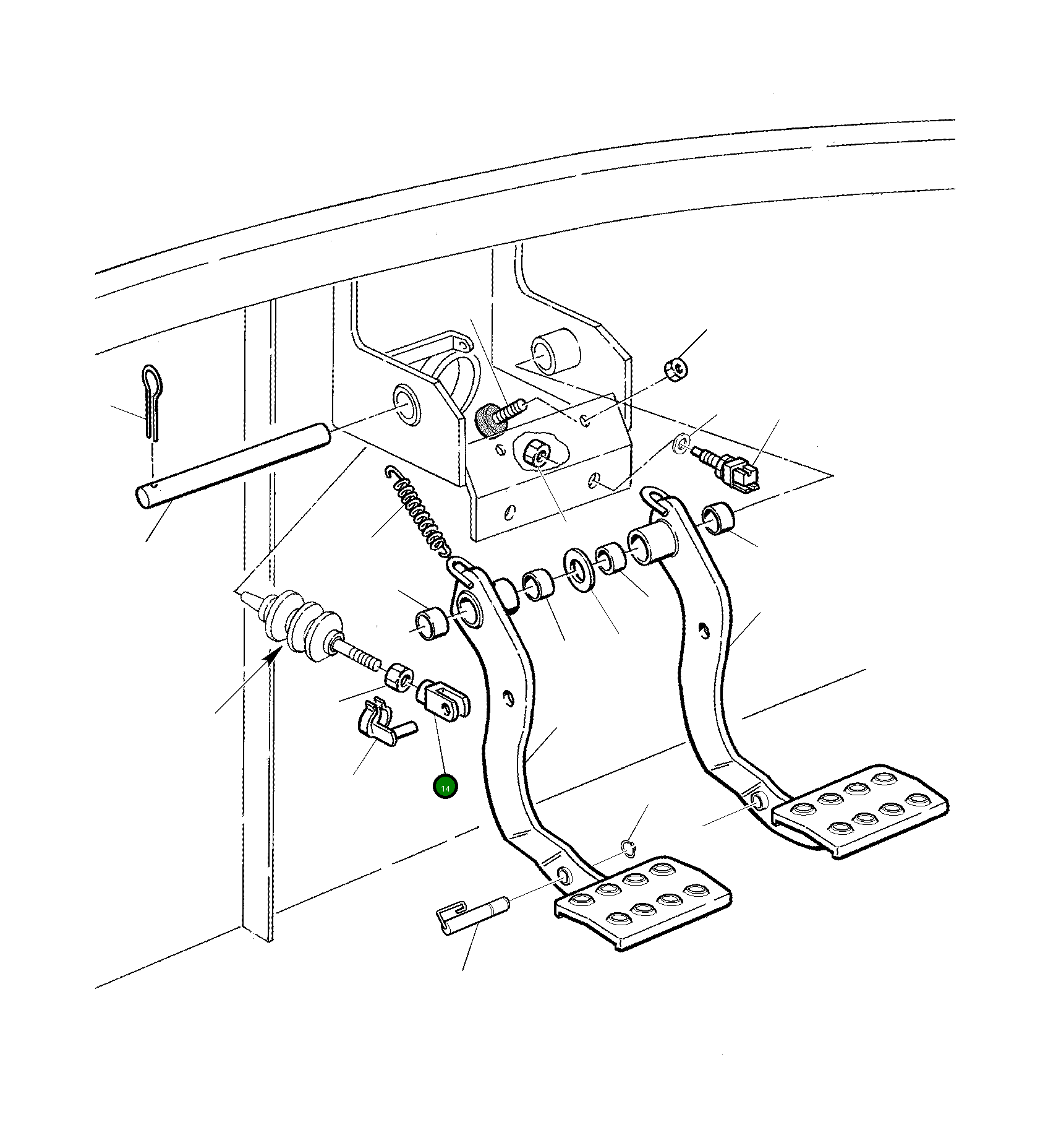 Вилка 802720024 Komatsu