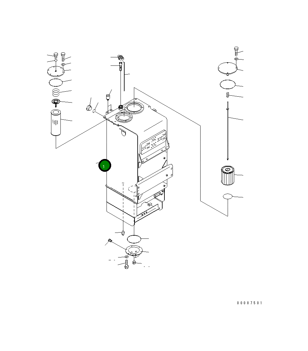 Бак 426-S95-4590 Komatsu